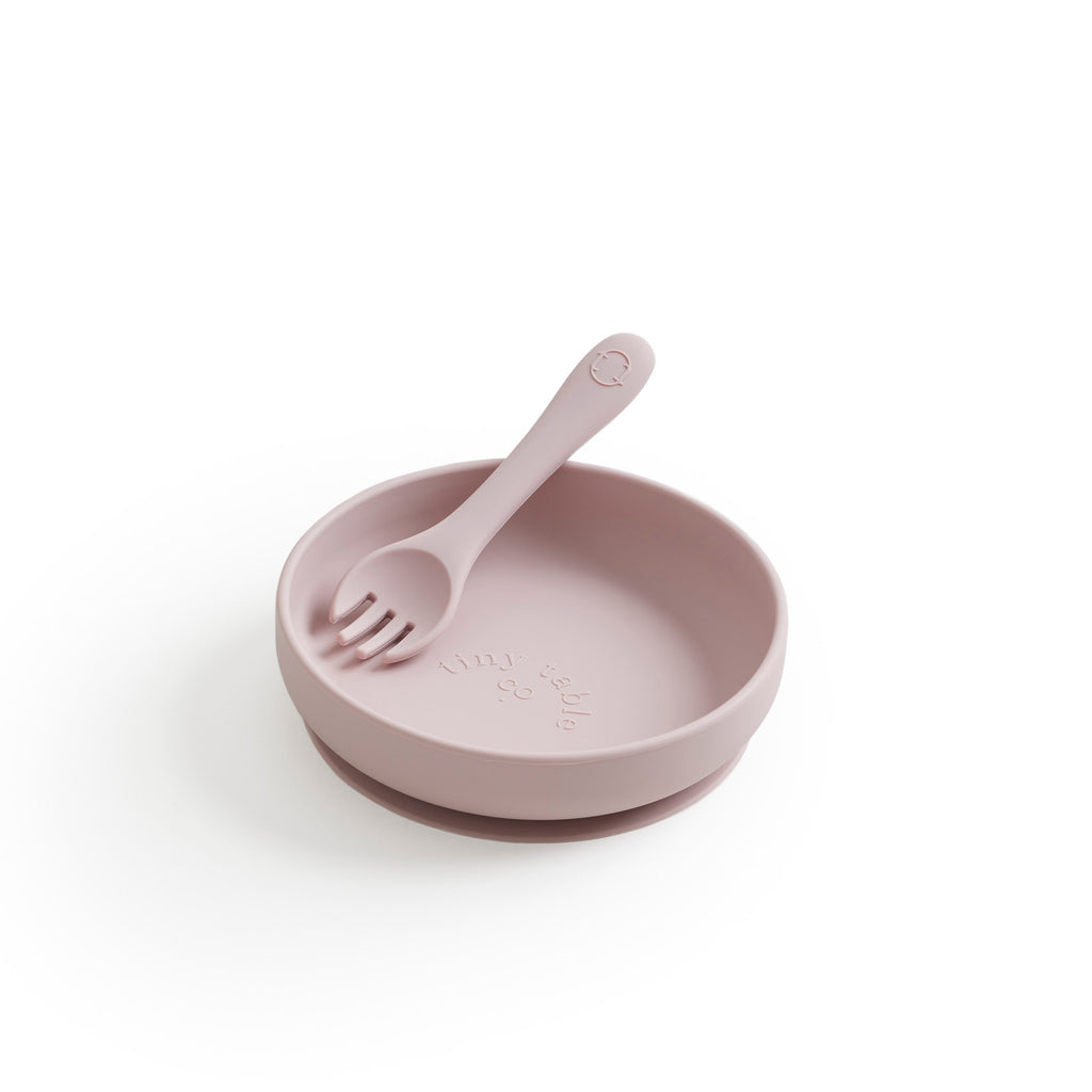 Plate & Spork Set - Petal