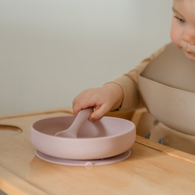 Plate & Spork Set - Petal