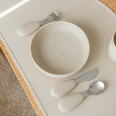 Plate & Spork Set - Sand