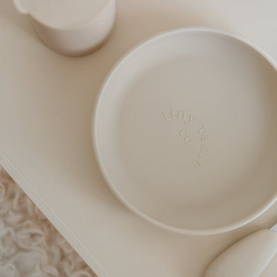 Plate & Spork Set - Sand