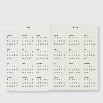 2025 Weekly Diary - Olive - PRE-ORDER