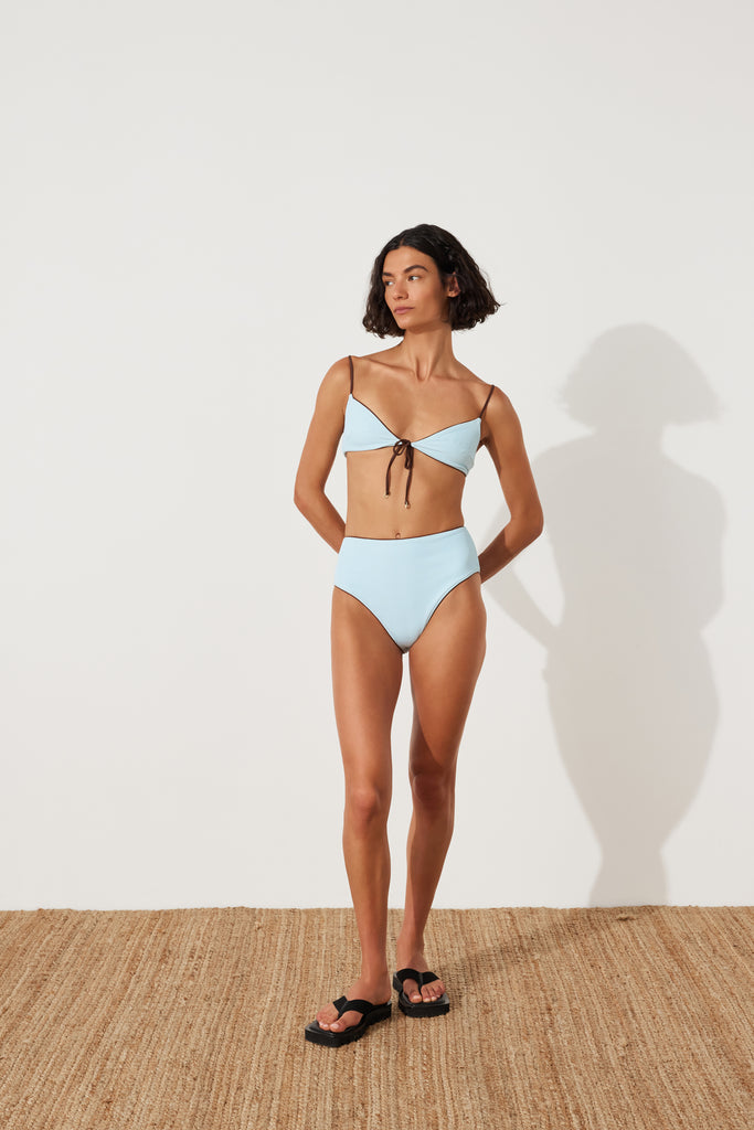 Sky Rib Tie Bikini