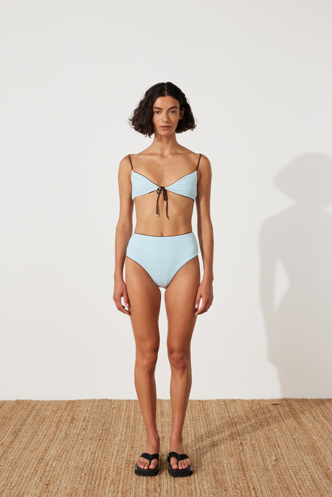 Sky Rib Tie Bikini