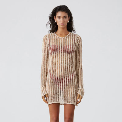 Lattice Knit Dress