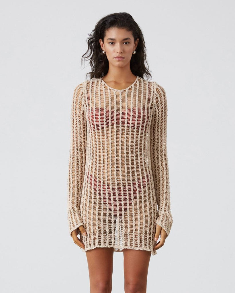 Lattice Knit Dress