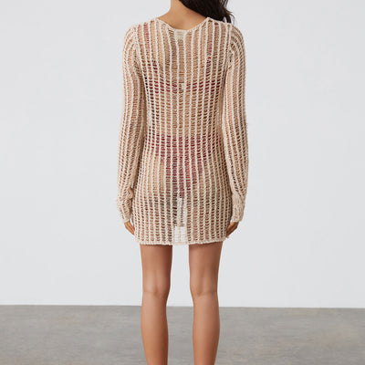 Lattice Knit Dress