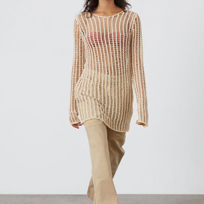 Lattice Knit Dress