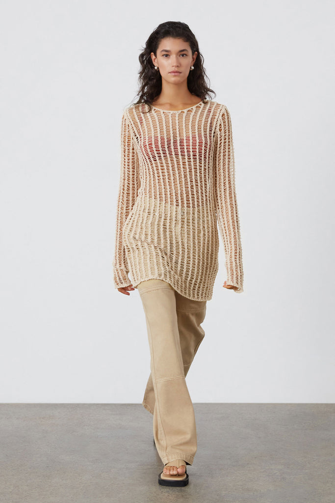 Lattice Knit Dress