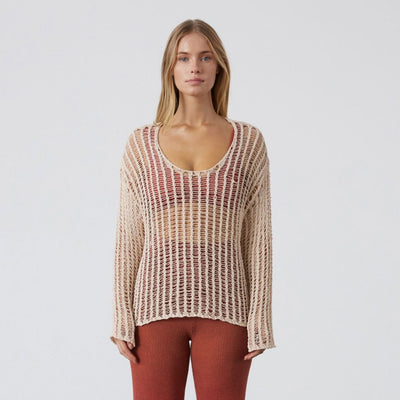 Lattice Knit Jumper