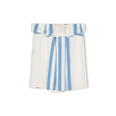 Marine Stripe Mini Skirt