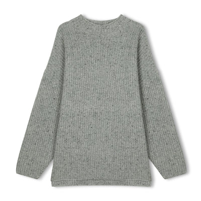 Paper Plane - Zulu & Zephyr - Merino Wool Blend Knit Jumper - Mist Grey