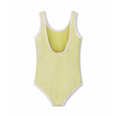 Mini Rib One Piece Togs - Citrus