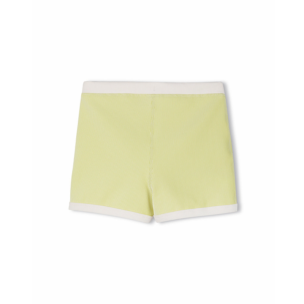 Mini Rib Surf Shorts - Citrus