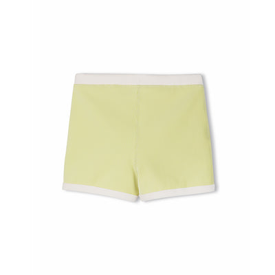 Mini Rib Surf Shorts - Citrus