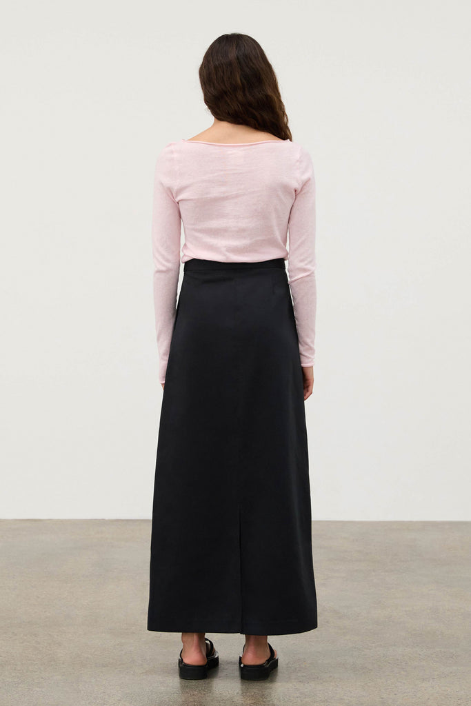 Pink Panelled Knit Top