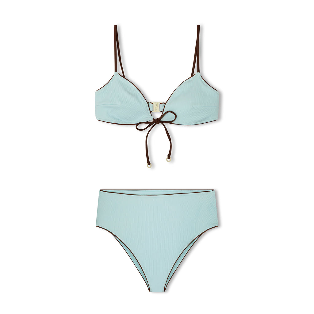 Sky Rib Tie Bikini