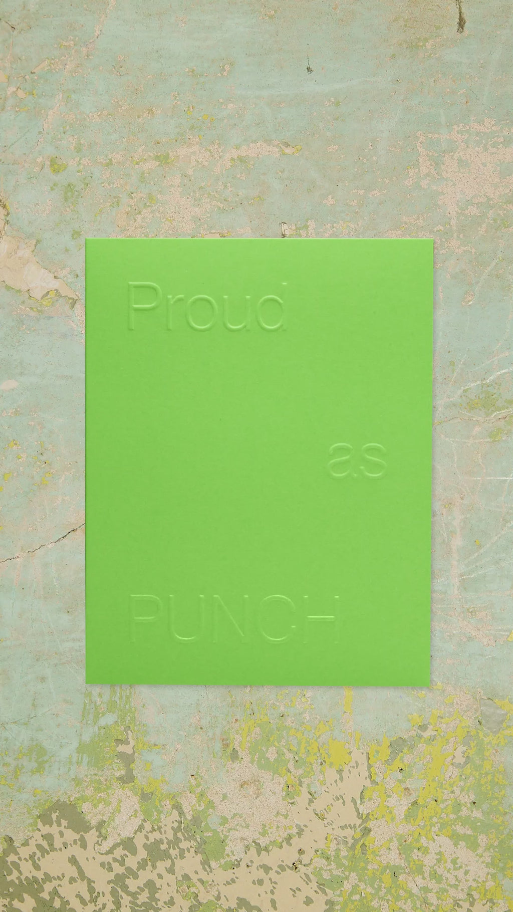 Card - Proud as Punch