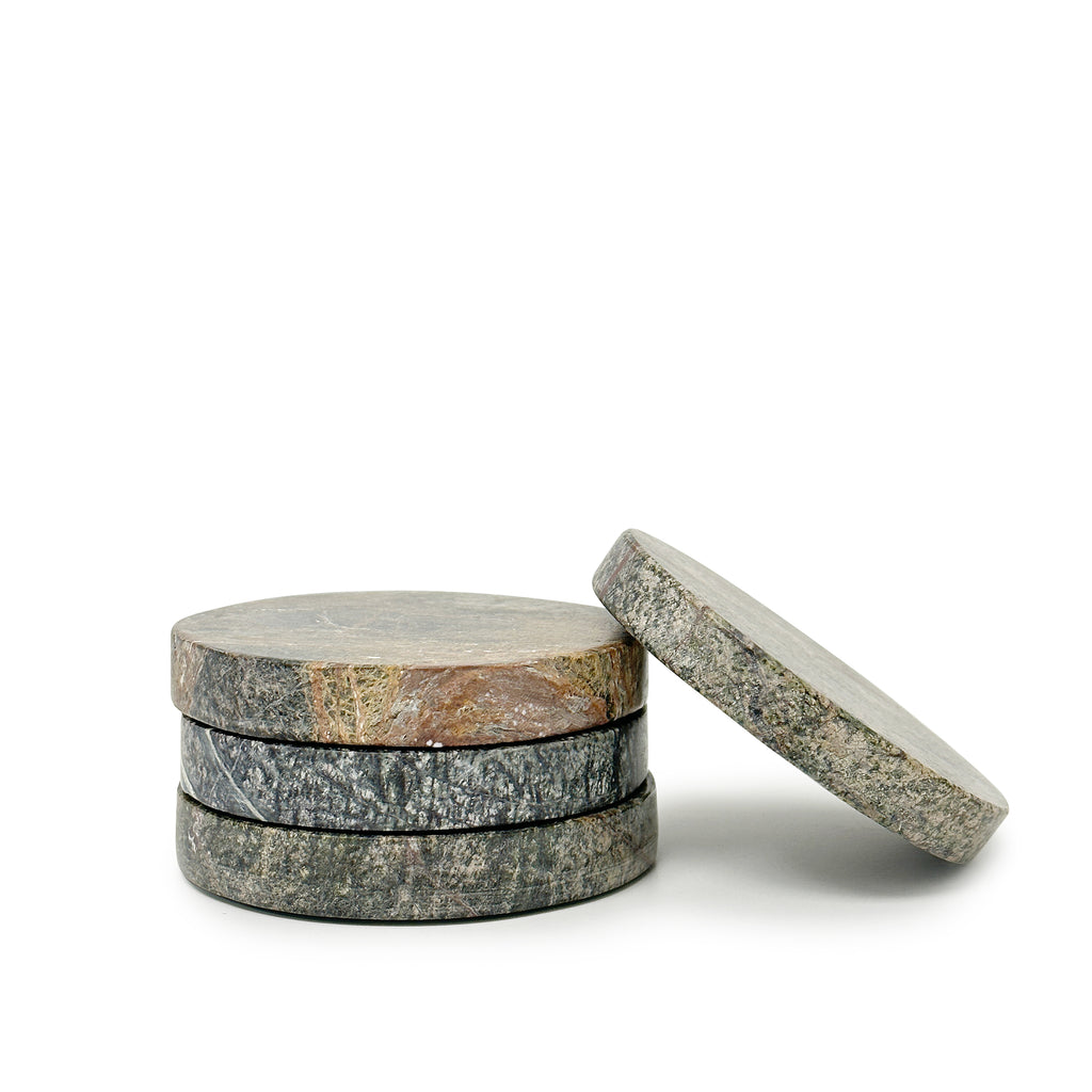 Marble Coaster Set - Forest