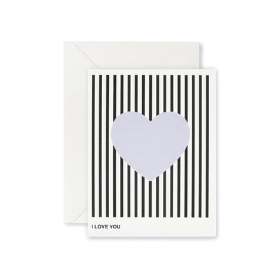 Card - I Love You Lavender Heart