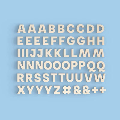 Alphabet Magnets - Sky